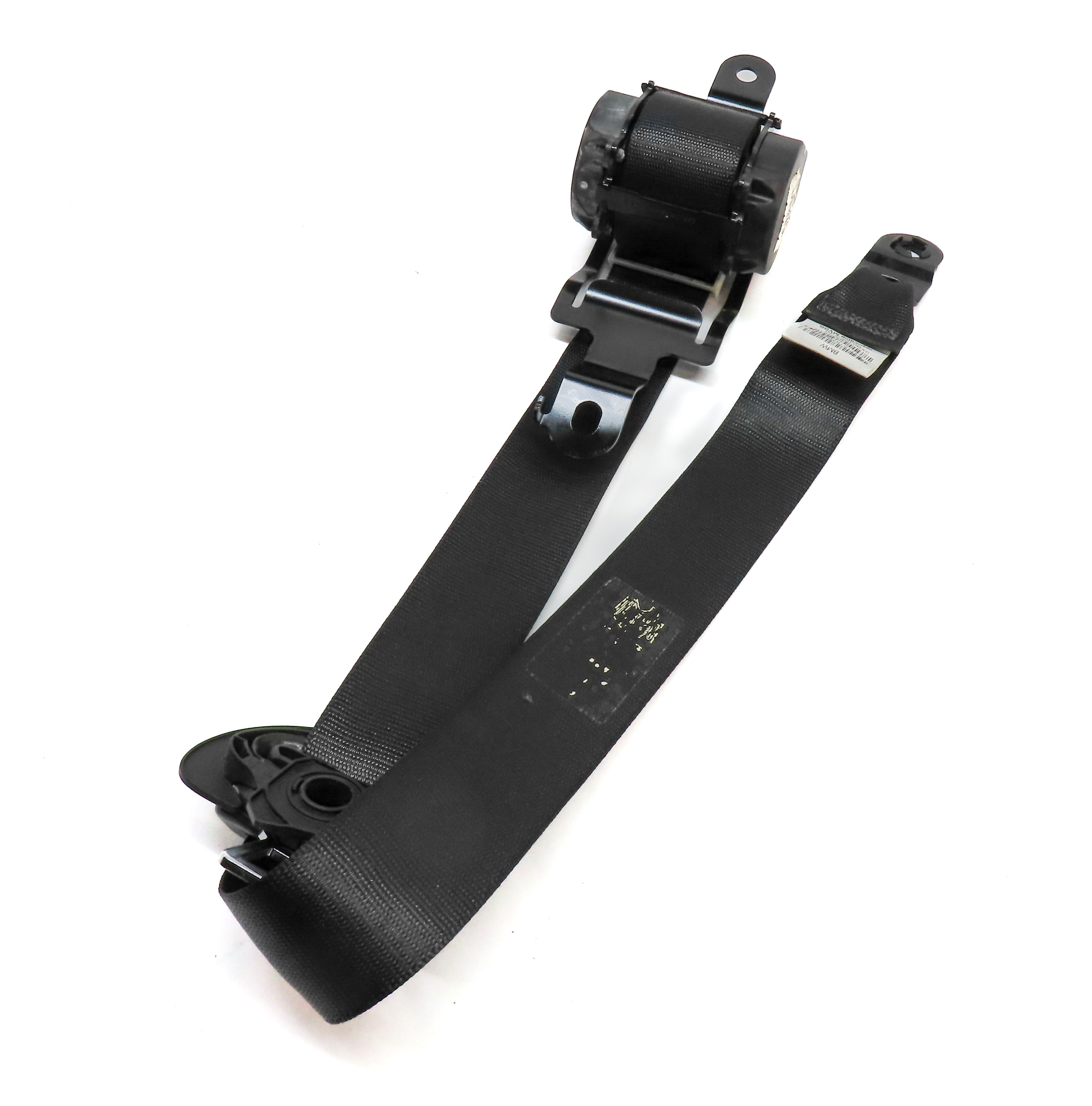 2010 BMW X5 (E70) REAR 2ND ROW RIGHT SEAT SEATBELT BELT RETRACTOR (Black) — exact item pictured